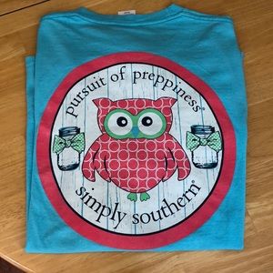 Simply Southern Longsleeve- Owl Tee
